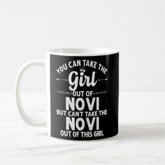 Mug Fille De Novi Mi Michigan Funny Home Roots Usa