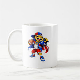 Mug Fille de Porto Rico Drapeau Musique Coqui Grenouil