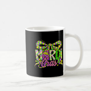 Mug Fille de typographie de carnaval de ruban coquette