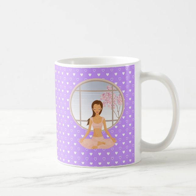 Mug fille de yoga (Droite)