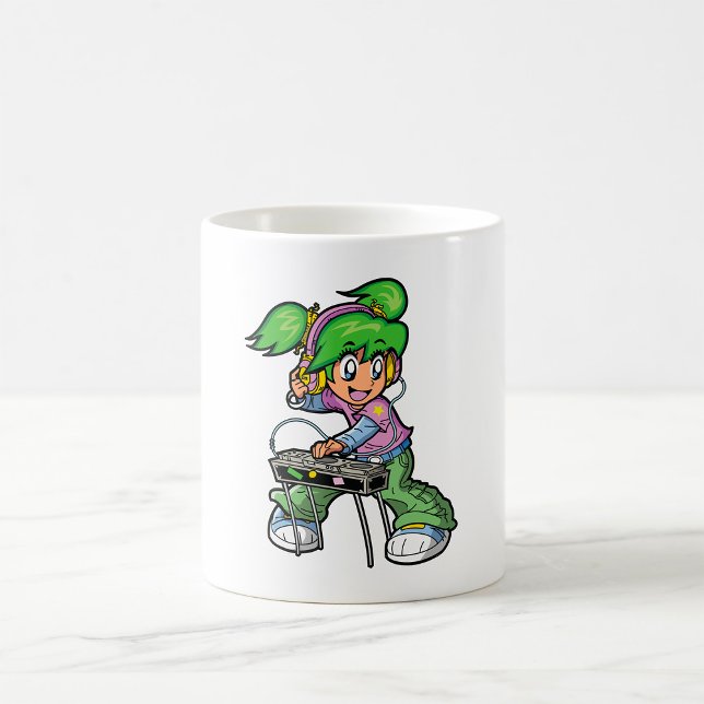 Mug Fille DJ (Créateur téléchargé)