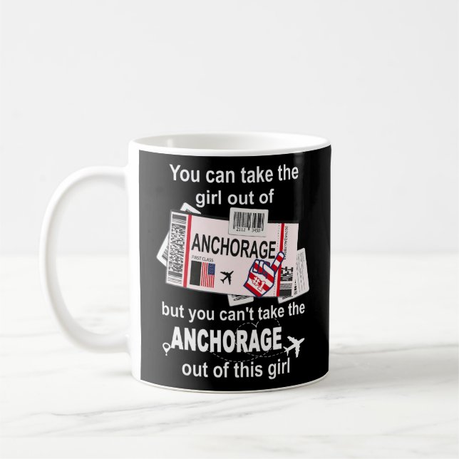 Mug Fille Du Passe D'Embarquement D'Ancrage Billet De  (Gauche)
