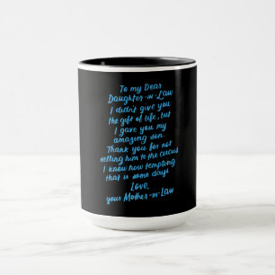 Mug Fille en droit à ma chère fille en droit