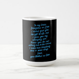 Mug Fille en droit à ma chère fille en droit