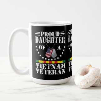 Mug Fille fière d'un vétéran du Vietnam Cadeau patriot