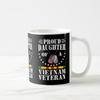 Mug Fille fière d'un vétéran du Vietnam Cadeau patriot