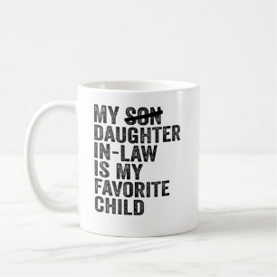 Mug Fille jumelée de la famille mère-belle présente