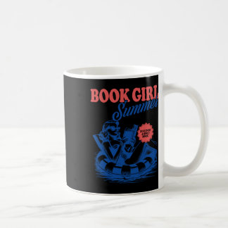 Mug Fille lisant un livre d'été drôle de vacances à la