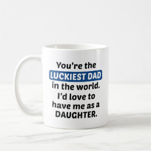 Mug Fille papa Lucky