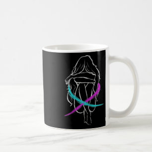 Mug Fille pleure Introverti Prévention du suicide Sens