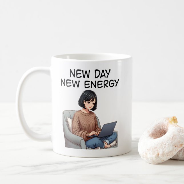 Mug Fille positive (Avec donut)