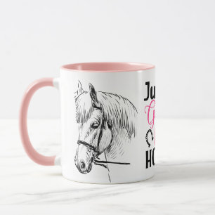 Mug Fille qui aime les chevaux - Amoureux de chevaux m
