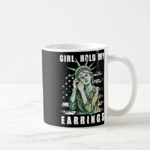 Mug Fille Rétro Tiens Mes Boucles D'oreilles Anti-trum
