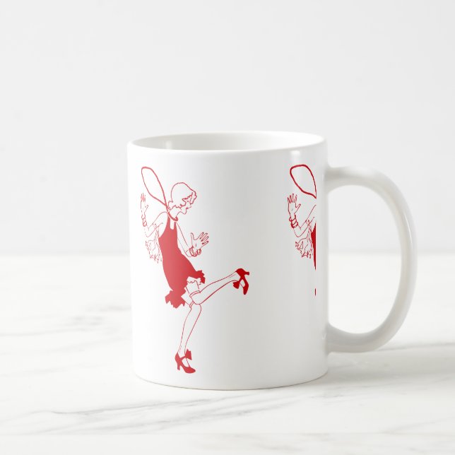 Mug fille rouge (Droite)