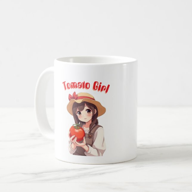 Mug Fille Tomate (Devant gauche)