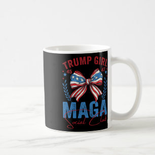 Mug Fille Trump 45 47 Méga Est 2025 Club Social Vote