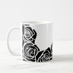 Mug Fille Vintage rose noire