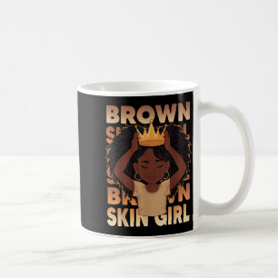 Mug Filles africaines Fille à peau brune Mélanine noir