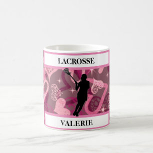 Mug Filles crosse Coeurs Roses flottants