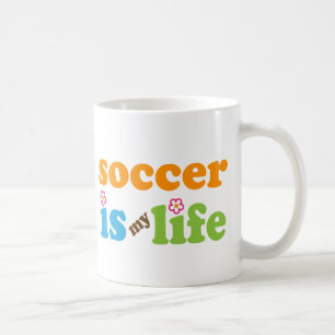Mug Filles de cadeau de footballeur