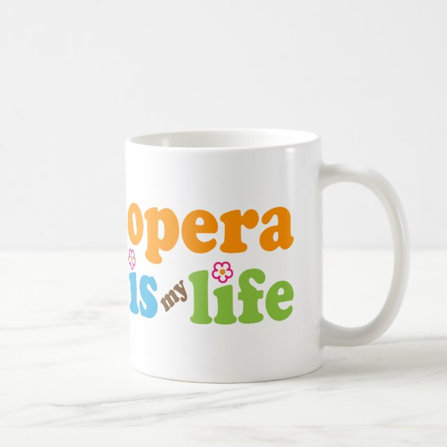 Mug Filles de cadeau d'opéra (Droite)