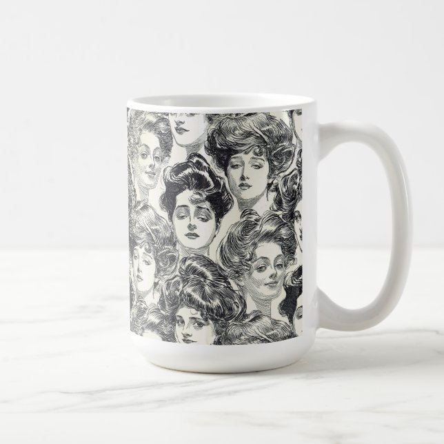 Mug Filles de Gibson par Charles Dana Gibson Circa (Droite)