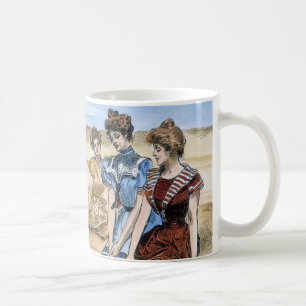 Mug Filles de Gibson sur la plage, 1900