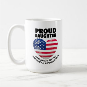 Mug Filles de la Révolution américaine fière patriote