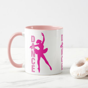 Mug Filles Hot rose Ballerina Danse