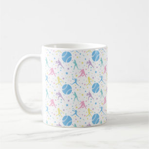 Mug Filles joueuses de softball étoiles