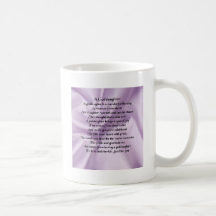 Mug Filleule en soie lilas