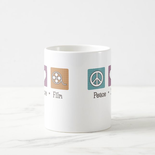Mug Film d'amour de paix (Centre)