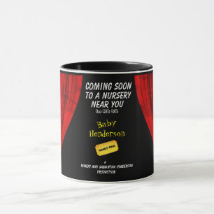 Mug Film Thème Drôle Nouveau bébé Faire-part 