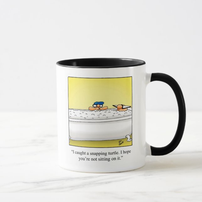 Mug Fils amusant et tortue serpent "Spectickles (Droite)