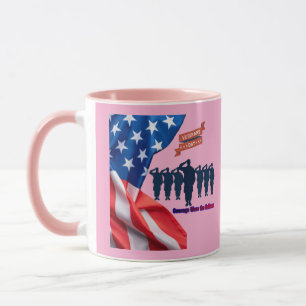 Mug Fils de la fierté des patriotes rose