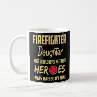 Mug Fils de pompiers Fille Héros Papa