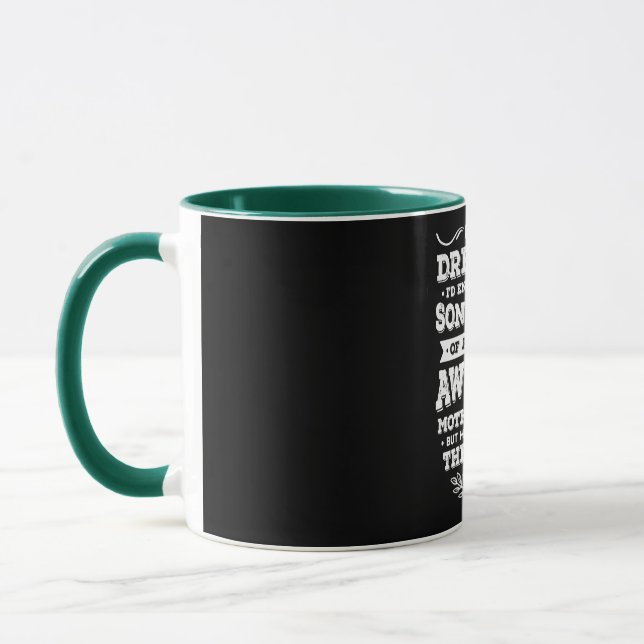 Mug Fils Drôle Dans La Loi D'Une Mère Fantaisie (Gauche)