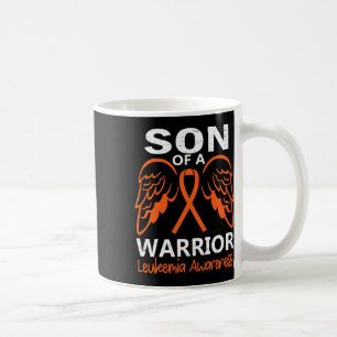 Mug Fils Mens D'Un Guerrier Leucémie Sensibilisation A
