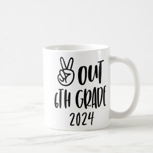 Mug Fin 6e année Teinture Diplôme Dernier jour de l'éc