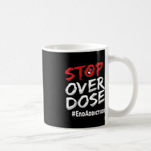 Mug Fin de la dépendance Arrêter sur la sensibilisatio
