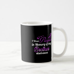 Mug Fin De La Surdose Je Porte Du Violet Pour Mon Frèr