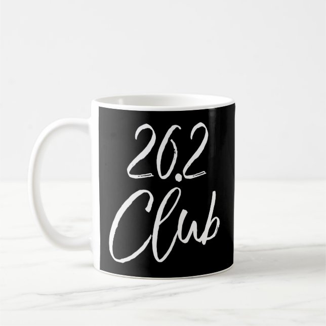 Mug Finisseur De Marathon Pour Coureurs En Course 262  (Gauche)