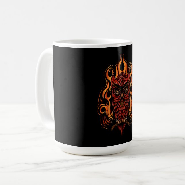 Mug Fire owl (Devant gauche)