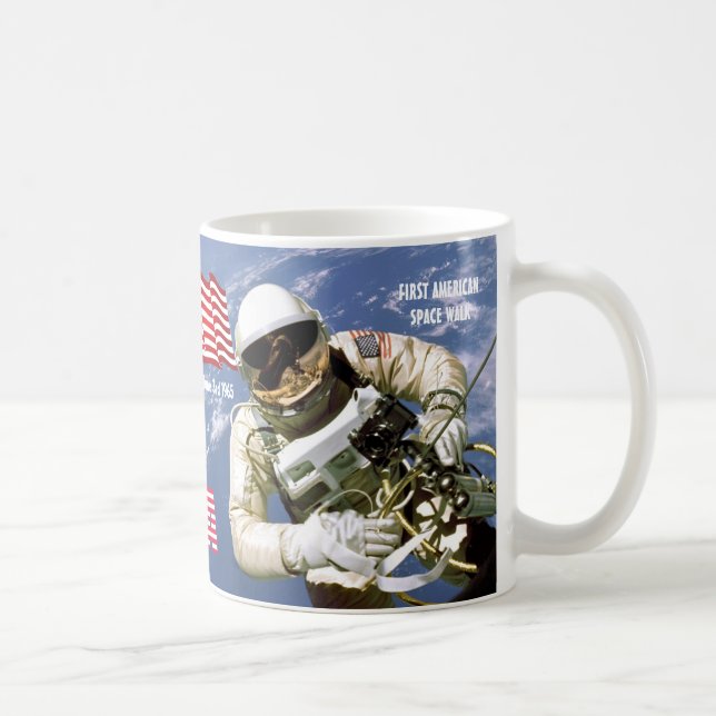 Mug First American Astronaut Space Walk (Droite)