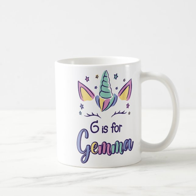 Mug First Name Gemma D G Is For Gemma  (Droite)