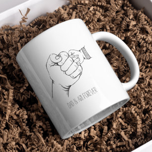 Mug Fist Bump First Fête des pères Papa Cadeau Anniver