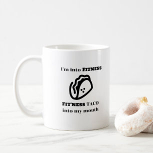 Mug Fitness TACO Funny Sarcastique nouveauté Cadeau gr