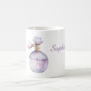 Mug Flacon de parfum rose violet
