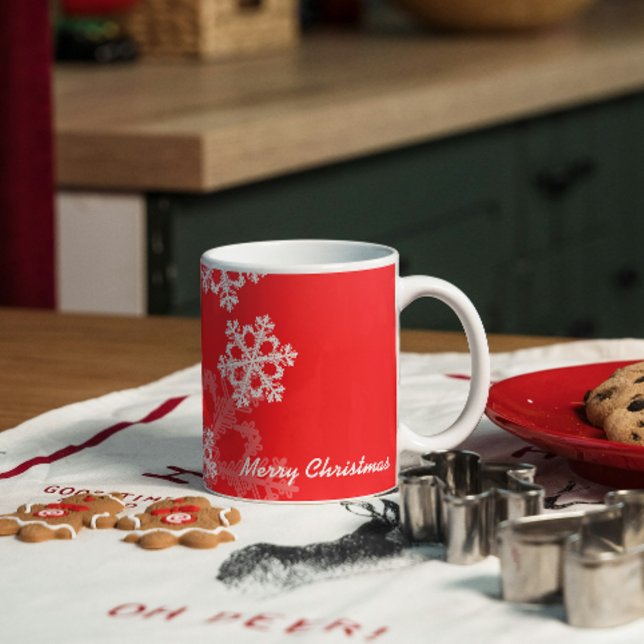 Mug Flacons de Noël rouges et blancs mignons (Créateur téléchargé)