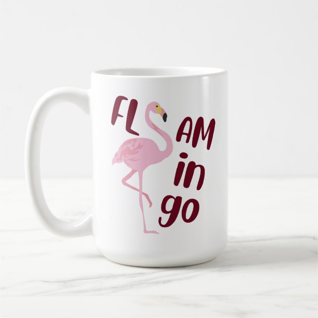 Mug Flamant rose (Gauche)